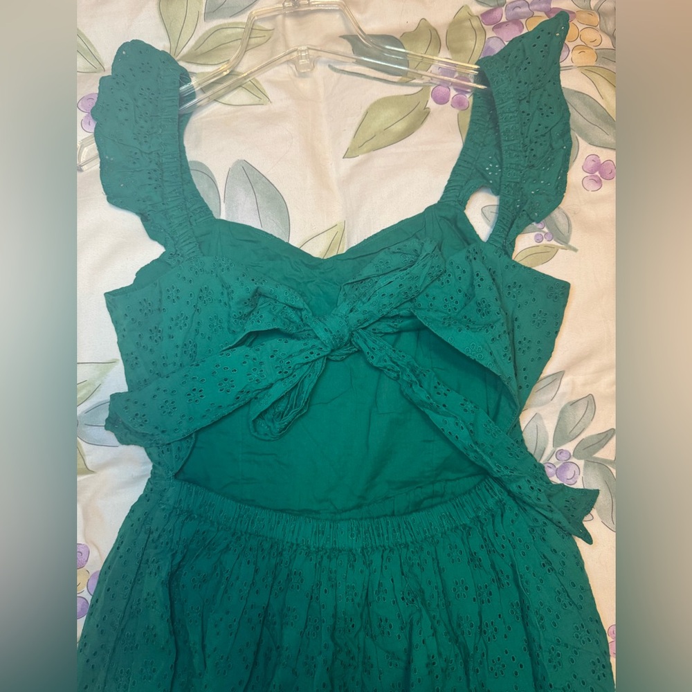 NWT The Drop Tulsi ruffle sleeve eyelet maxi dress. - Picture 8 of 15